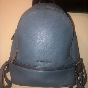 Michael Kors Blue Backpack